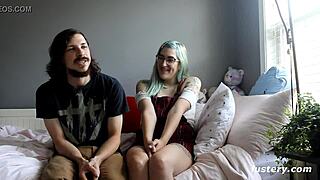 in this lustery submission, hunny and tyler make up for lost time with intense passion