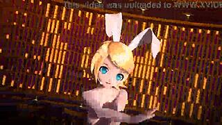 kagamine rin alien alien project diva nude mod full nude bunny costume
