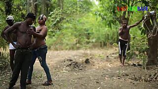 holiday group sex in the forest