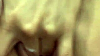 this amateur babe CARESSES her pussy while DREAMING of a BIG COCK