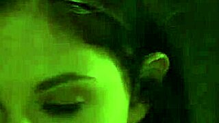 Pale white lesbian slave with massive tits touched by madame