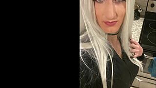 platinum blonde crossdresser after date humiliation