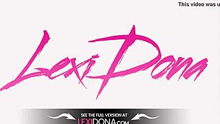 lexidona outdoor masturbating and pussy gaping for hot dark haired lexi dona.