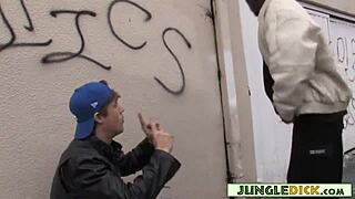 wimpy white boy, you're losing your ass to carrie ann's big black cock