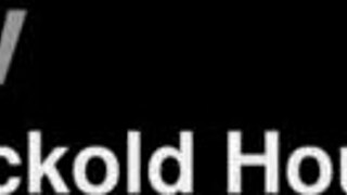 watch her pink shaved pussy get pounded raw by multiple huge cocks in wild gangbang orgy