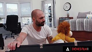 devils film hottie haley reed rides guy pounding her with monster cock 😈