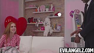 stepdad caught petite teen holly molly and wrecked her ass pov hardcore interracial