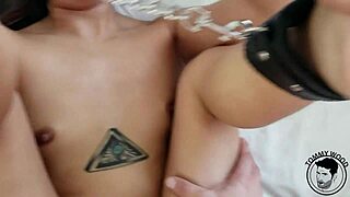 Elle Voneva Getting Roughed Up in BDSM Video - Teen Cute Whore Punished