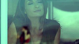 young lesbian babe smothers busty stepmom's face with wet pussy