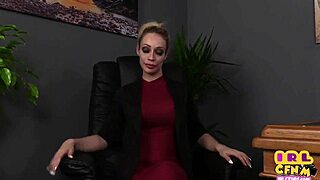 milf sucking and jerking cock in cfnm pov