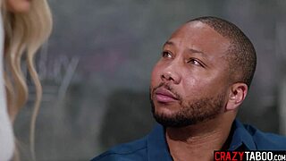 naughty petite 18+ blonde student emma hix fucks lucky big black cock teacher