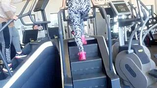 Sexy Big Ass Candid Hidden In Gym Fuck