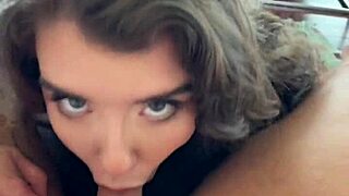 Eden ivy gets mouth fucked with sloppy deepthroat!