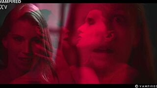 mind control vampire octavia red hypnotizes sofia rivers for dripping lezdom pussy feast