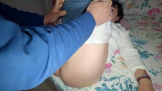 i pound my big ass stepmom's hairy pussy doggystyle then creampie her closeup 🍑💦