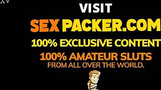 Skinny ebony latina takes big cock anal to mouth and facial finish