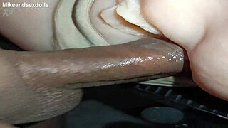 Candy's Brutal Anal Trailer in Beige Panties