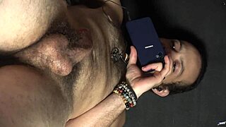 Colombian Curvy Babe's Long Nails Stroke Cock Closeup Face Cumshot Explosion on Fingers