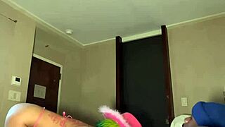 petite ebony takes bbc stretching throat and pussy before big creampie finish