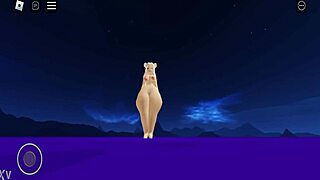 bet you'd love seeing this hot roblox girl get naked