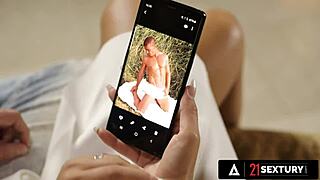 Busty Milf Shalina Devine Gets Big Tits Covered in Cum After Rough Double Penetration 3some