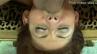 rough facefucking deepthroat madness! she gags on brutal cock thrusts non-stop