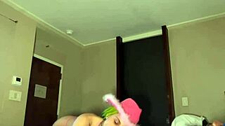 petite ebony takes bbc stretching throat and pussy before big creampie finish