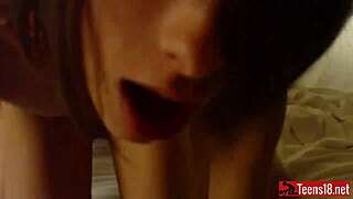 Girlfriend craves every inch of boyfriend's thick monster cock