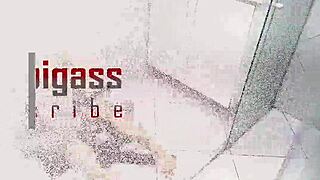 teen slave chokes on deepthroat gagging while drinking enema pee