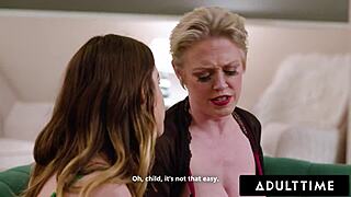 chanel camryn tempts stepmom dee williams into wet pussy eating and facesitting orgasm