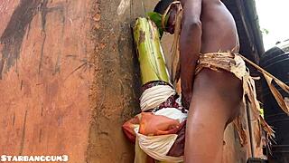 Chubby country girl ramps up ranch toy play stronger