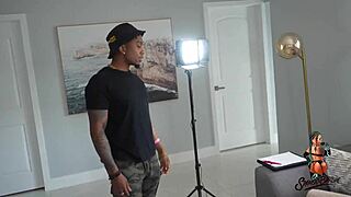 Super Hot Latina Takes Big Black Cocks in Wild BBC 4some Creampie Orgy