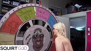 siri's juicy cunt squeezes dan's fingers tight as she orgasms hard on the bed