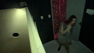 Horny latina fucks stranger cock through gloryhole anal creampie fills her pussy