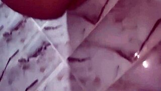 Amateur curvy arab wife shaved pussy creampied by fat husband big cock in toilet!