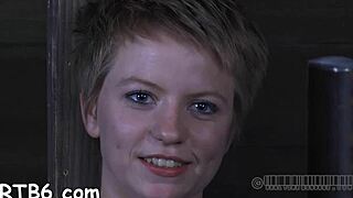 damn this femdom bondman gets her pussy wrecked rough in bdsm sex