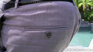 jules jordan candice dare's big ass gapes on dredd's bbc ass to mouth