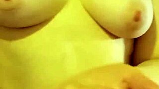 Horny homemade big tits red and white mini shakes ass begging for rough reality fuck