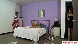 big tits stepmom deepthroats stepson cock while facesitting him hard 😈🔥