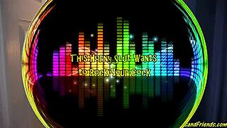 imagine this horny milf ripping clothes riding your cock to pierced nipple orgasm