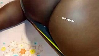 Naughty Girl Bends Over to Show Off Her Massive Shaking Ass Cheeks