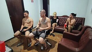 we started gaming but ended up fucking asses bareback