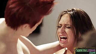 Sapphic Lesbians Squirt Tribbing Boobs in Erotic Group Oral Scene!