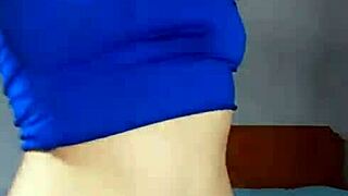 Petite Bonneyuwu Dances in Miniskirt Rips Panties for Dripping Dildo Play