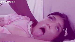 Anora Rossi's tight colombian holes gape from first dp with two monster black cocks