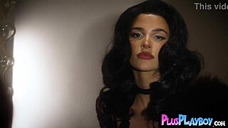 hey, wanna see this big tits teen strip her curvy body after chess game?