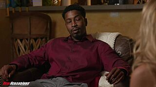 girlfriend sneaks off for big black cocks while boyfriend waits