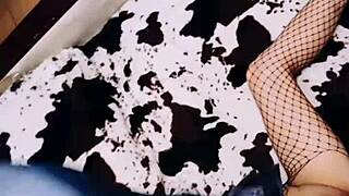 Mature Milf Begs For Climax With Eyes In Lingerie Doggystyle