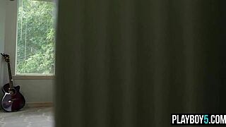 gorgeous teen model strips big natural tits for playboy photoshoot 😍🍒🔥