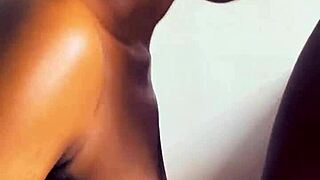 love sucking this monster cock so deep, homemade blowjob gets me craving more huge loads!